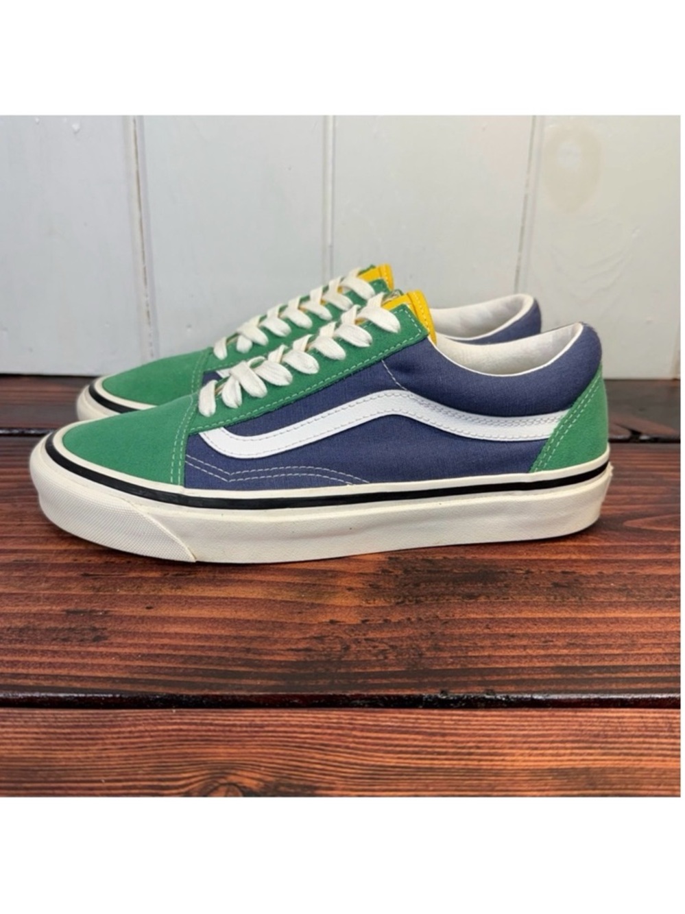 Vans Style 36 Low Top Sneakers Blue Green – Women’s 8